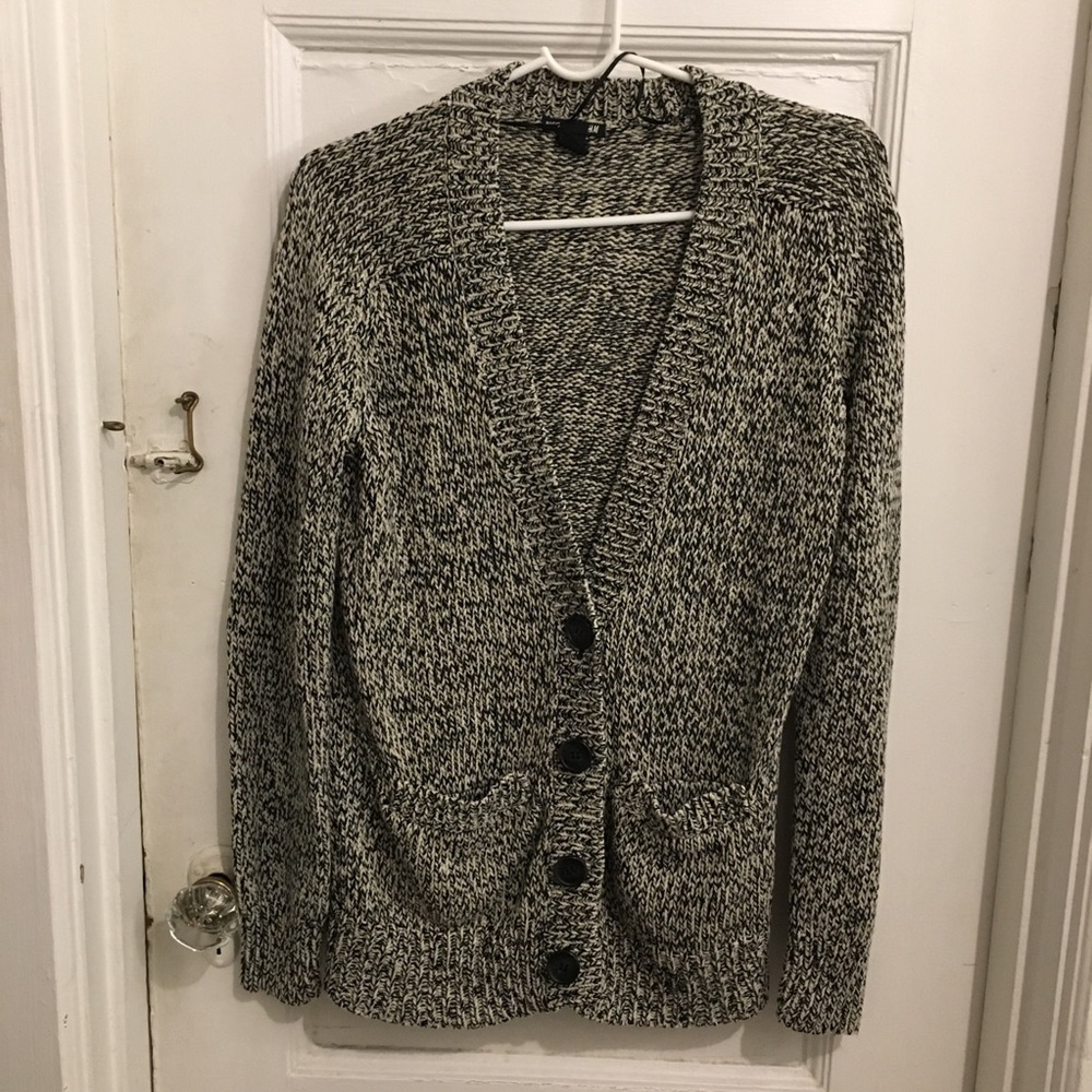 H&M Thick Button-Up Cardigan - Size Small